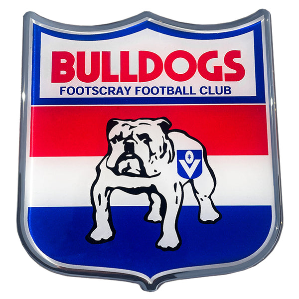 Western Bulldogs Retro Logo Car Decal Coated Auto Sticker
