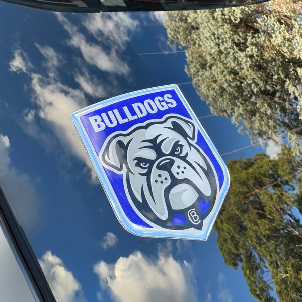 Canterbury Bulldogs NRL Premium Chrome Logo Decal Sticker