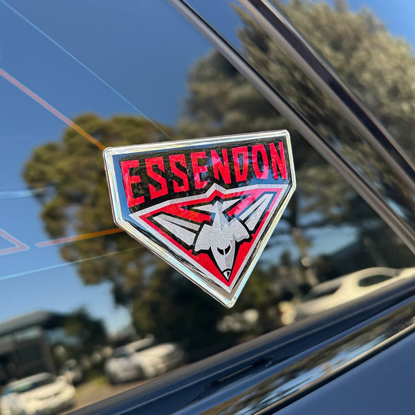 Essendon Bombers Premium Chrome Car Decal Coated Auto Sticker