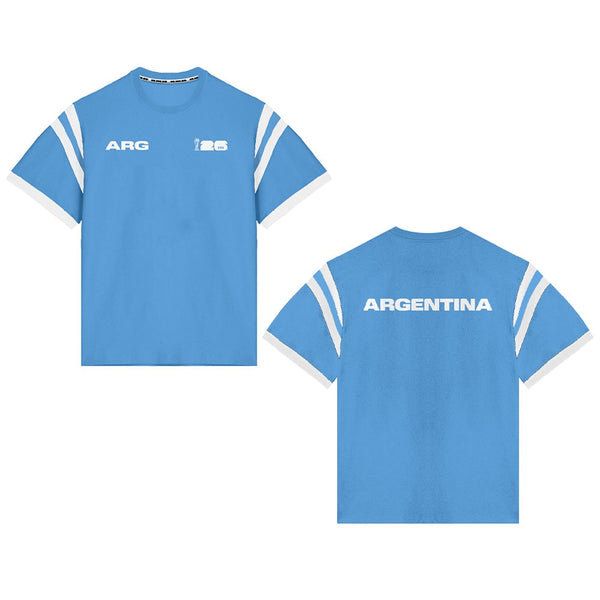 FIFA World Cup 2026 Ringer Tee Argentina