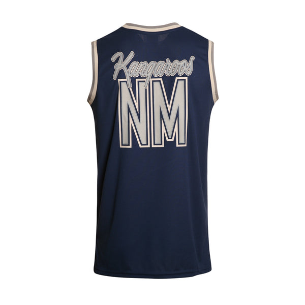 North Melbourne Kangaroos Mens Polyester Throwback Singlet