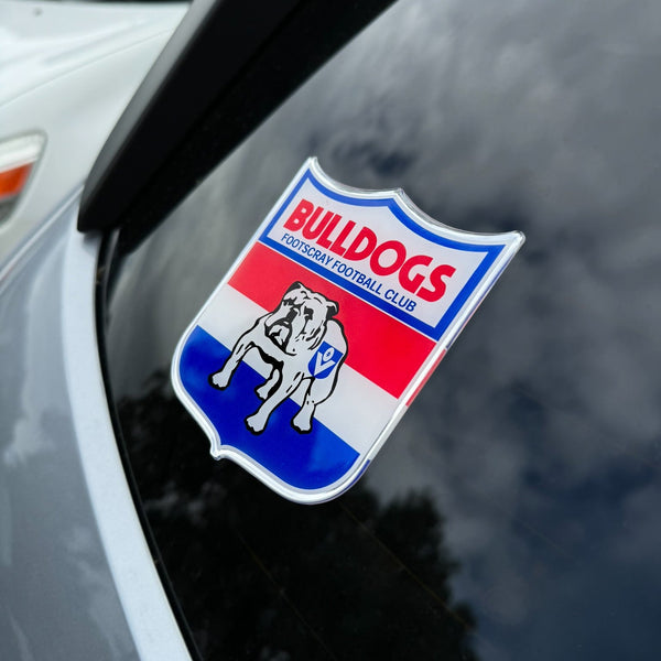 Western Bulldogs Retro Logo Car Decal Coated Auto Sticker