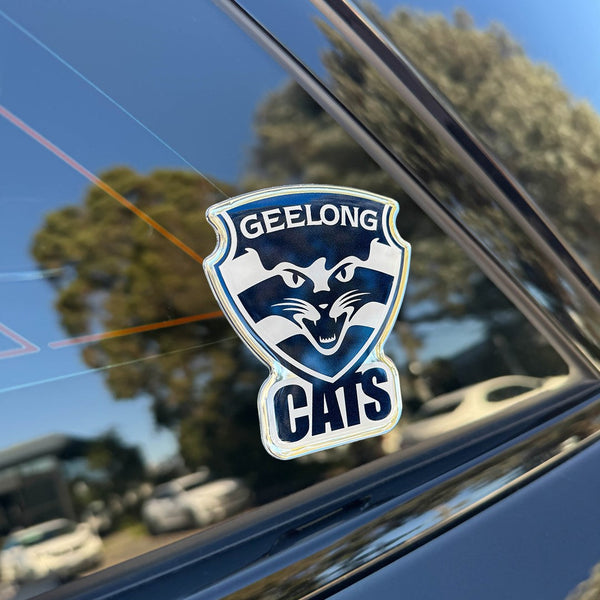 Geelong Cats Premium Chrome Car Decal Coated Auto Sticker