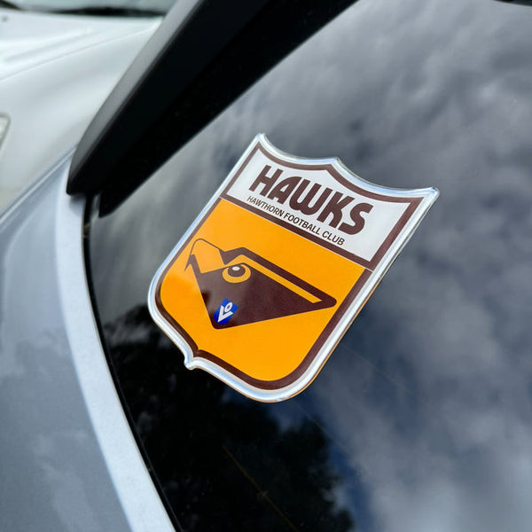 Hawthorn Hawks Retro Logo Car Decal Coated Auto Sticker
