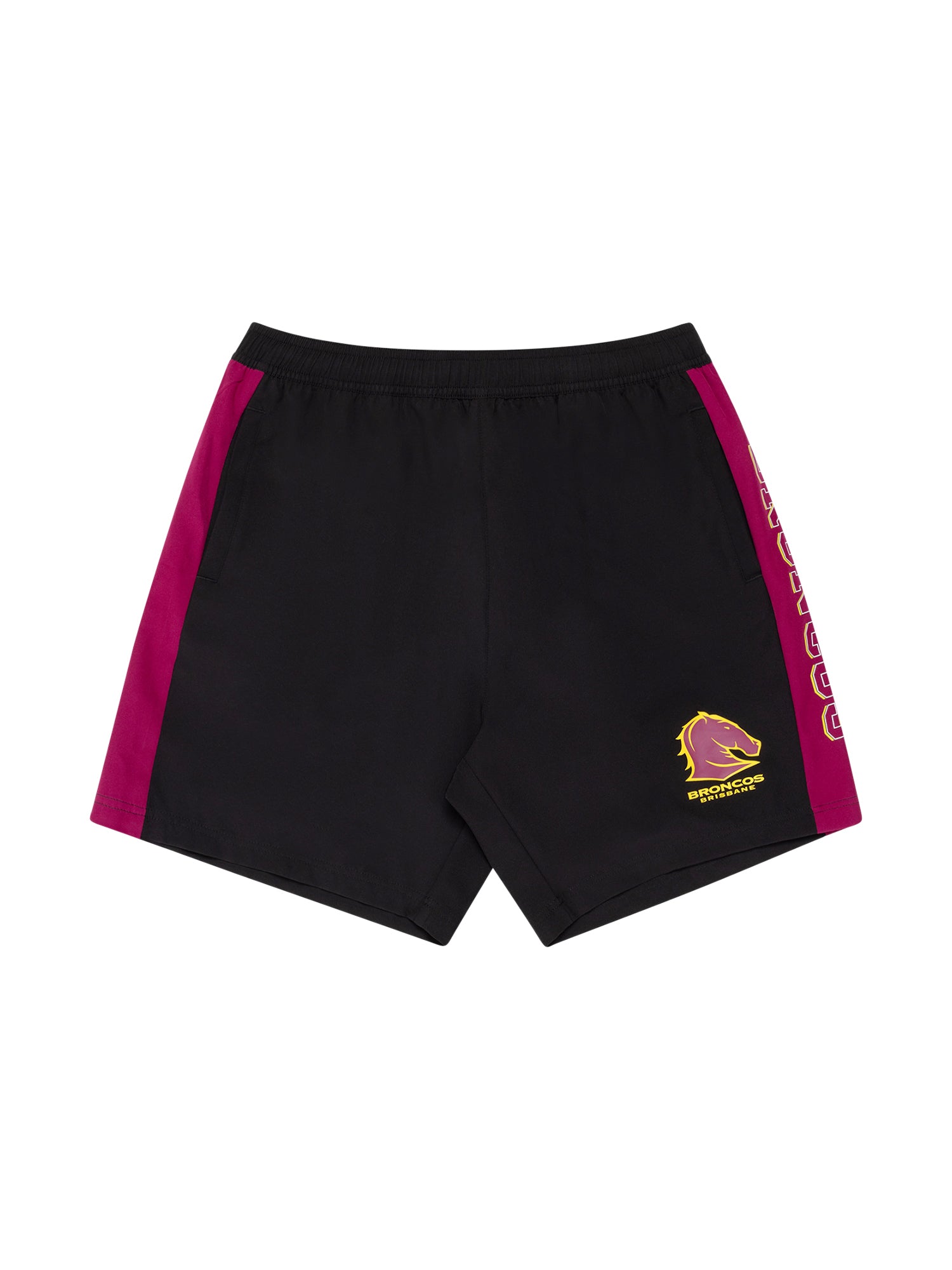 Brisbane Broncos NRL Mens Adults Performance Shorts