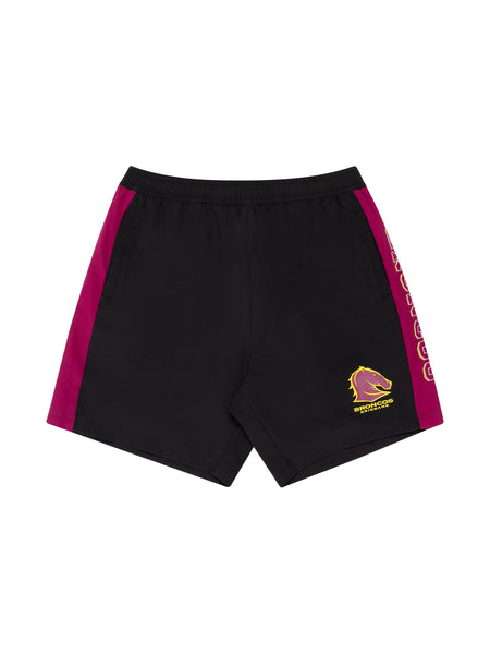 Brisbane Broncos NRL Mens Adults Performance Shorts