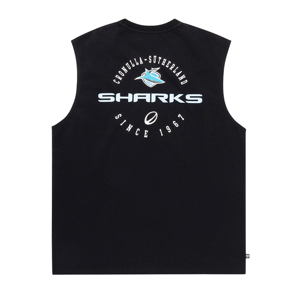 Cronulla Sharks NRL Mens Adults Muscle Tank