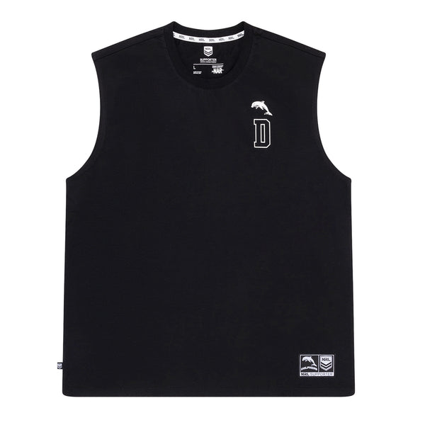 Redcliffe Dolphins NRL Mens Adults Muscle Tank