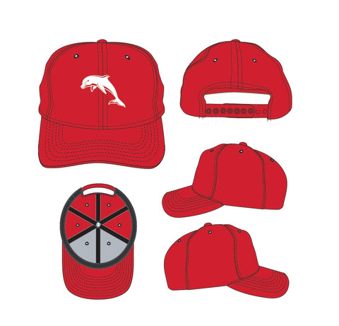 Redcliffe Dolphins NRL Mens Adults Pro Crown Cap