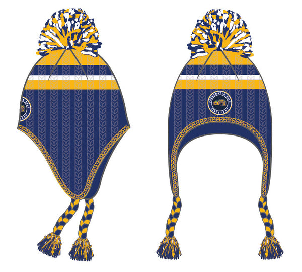 Parramatta Eels NRL Mens Adults Novelty Pom Pom Beanie