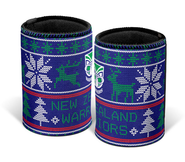 New Zealand Warriors NRL Christmas Ugly Can Cooler