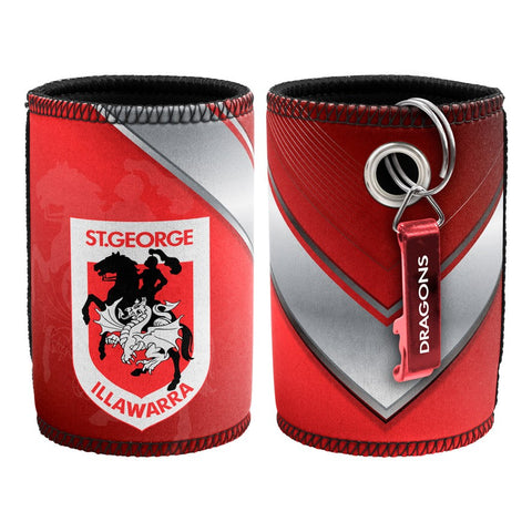St George Dragons NRL Can Cooler with Bottle Opener