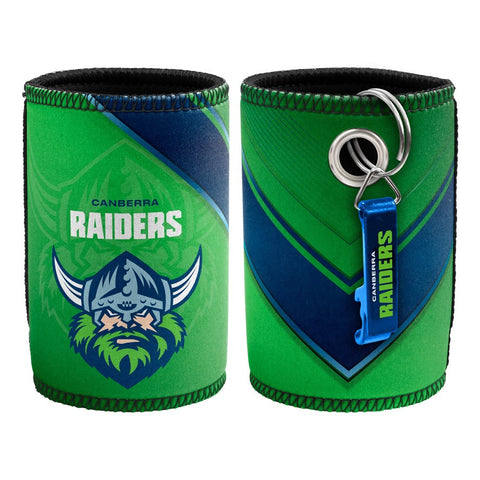 Canberra Raiders NRL Can Cooler with Bottle Opener