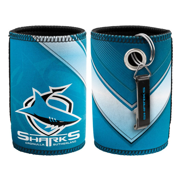 Cronulla Sharks NRL Can Cooler with Bottle Opener
