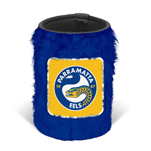 Parramatta Eels NRL Fluffy Can Cooler Stubby Holder