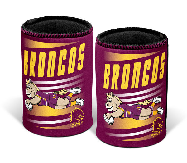 Brisbane Broncos NRL Retro Can Cooler
