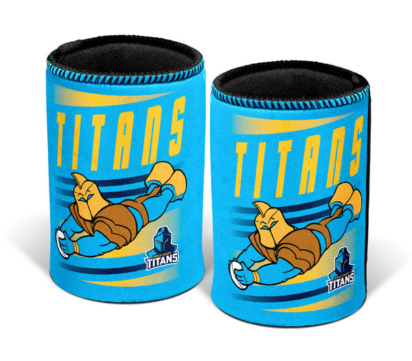 Gold Coast Titans NRL Retro Can Cooler