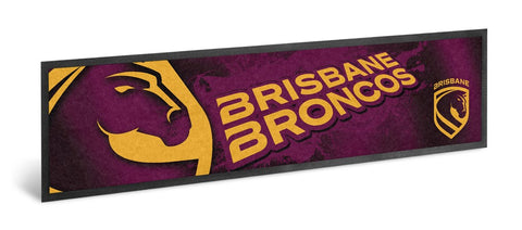 Brisbane Broncos NRL Logo Bar Runner