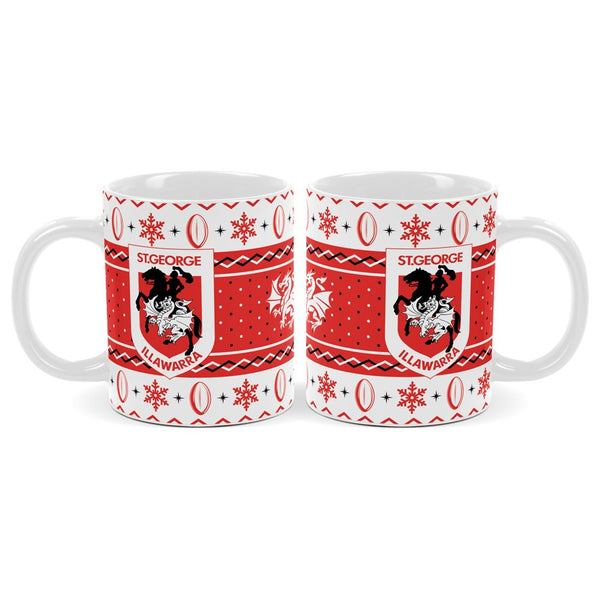 St George Dragons NRL Christmas Mug