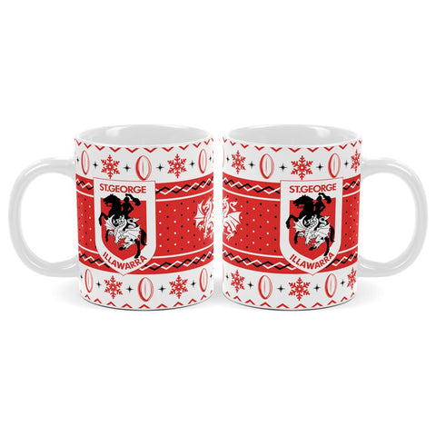 St George Dragons NRL Christmas Mug