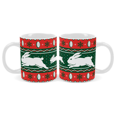 South Sydney Rabbitohs NRL Christmas Mug