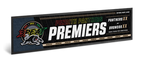 Penrith Panthers NRL 2023 Premiers Bar Runner PH1