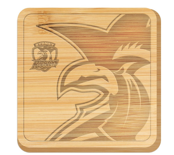 Sydney Roosters NRL Bamboo Cheese Board