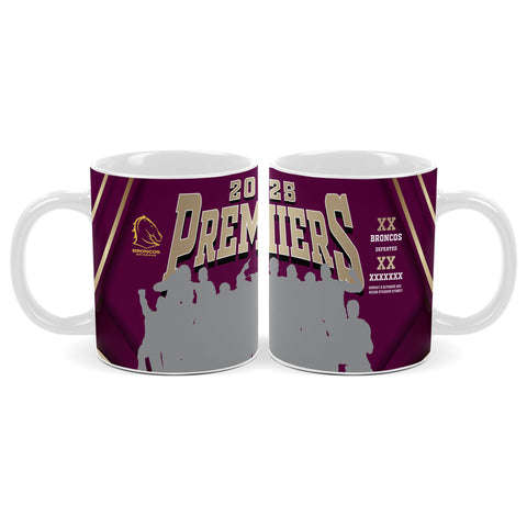 PREORDER - Brisbane Broncos NRL 2025 Premiers Image Mug PH2