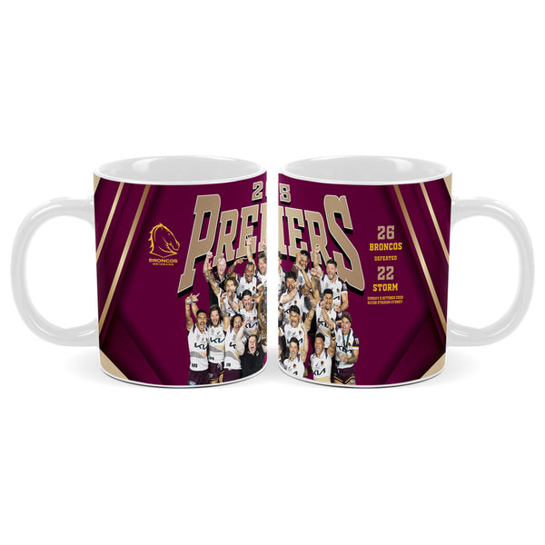 Brisbane Broncos NRL 2025 Premiers Image Mug PH2