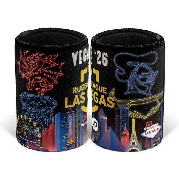 Rugby League Las Vegas 2026 Souvenir Stubby Holder - NRL Neoprene Can Cooler