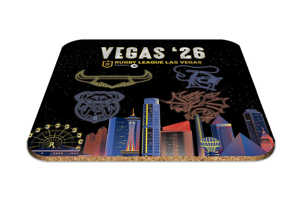 Rugby League Las Vegas 2026 Souvenir Coaster - NRL