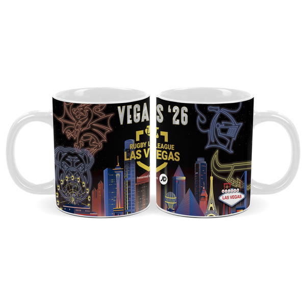 Rugby League Las Vegas 2026 Souvenir Mug - NRL Ceramic Coffee Cup