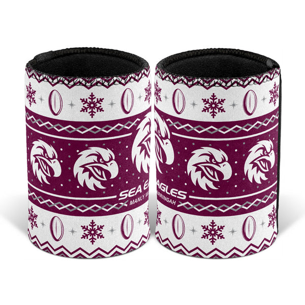 Manly Sea Eagles NRL Christmas Can Cooler