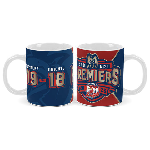 PREORDER - Sydney Roosters NRL 2026 Premiers Score Mug PH1