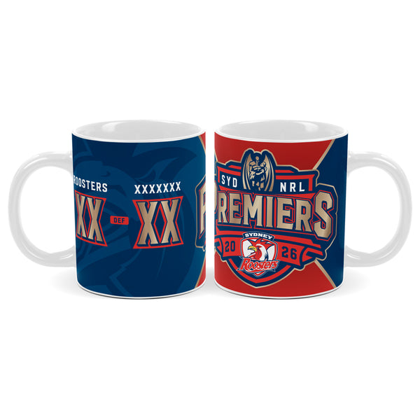 PREORDER - Sydney Roosters NRL 2026 Premiers Score Mug PH1