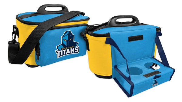 Gold Coast Titans NRL Cooler Bag With Tray
