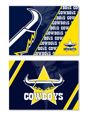 North Queensland Cowboys NRL Set of 2 Magnets