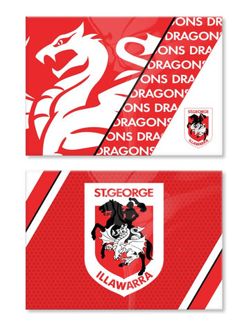 St George Dragons NRL Set of 2 Magnets