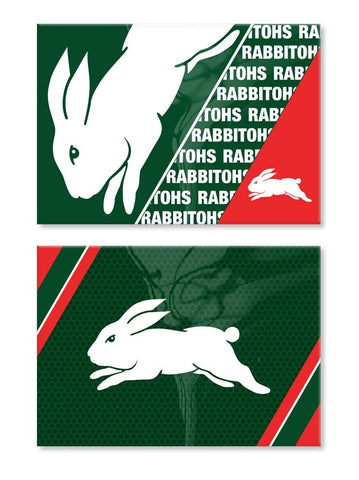 South Sydney Rabbitohs NRL Set of 2 Magnets