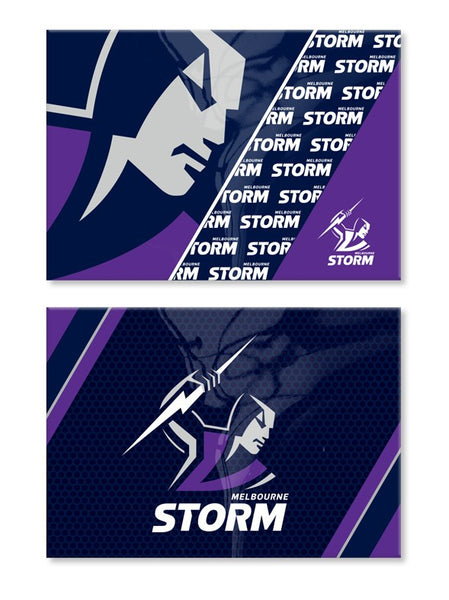 Melbourne Storm NRL Set of 2 Magnets