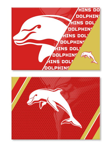 Redcliffe Dolphins NRL Set of 2 Magnets