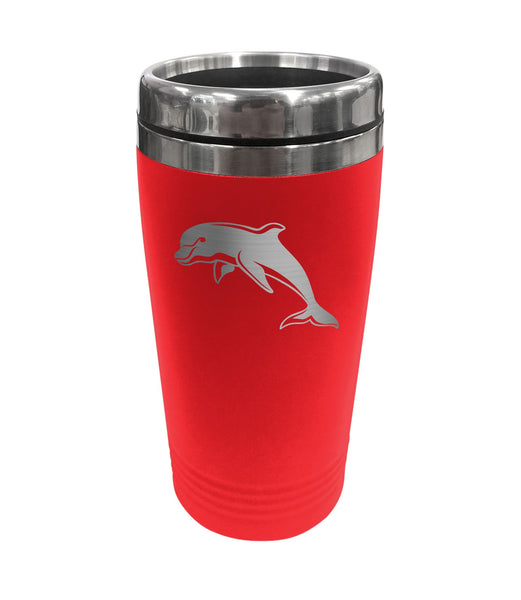 Redcliffe Dolphins NRL Stainless Steel Travel Mug