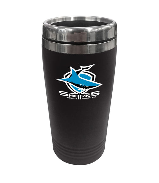 Cronulla Sharks NRL Stainless Steel Travel Mug