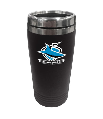 Cronulla Sharks NRL Stainless Steel Travel Mug