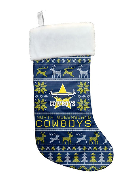 North Queensland Cowboys NRL Jumbo Christmas Stocking