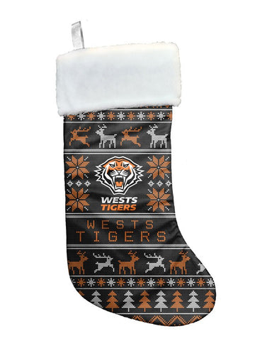 Wests Tigers NRL Jumbo Christmas Stocking
