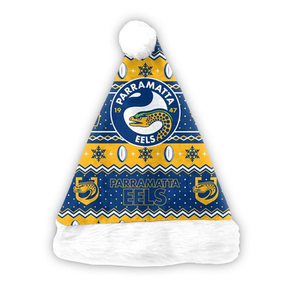 Parramatta Eels NRL Christmas Santa Hat