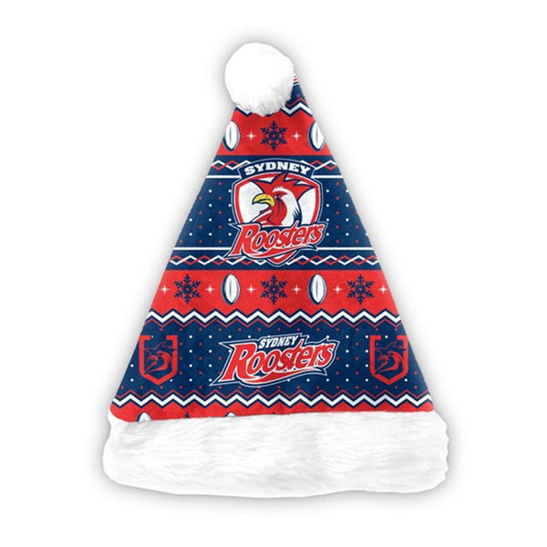 Sydney Roosters NRL Christmas Santa Hat