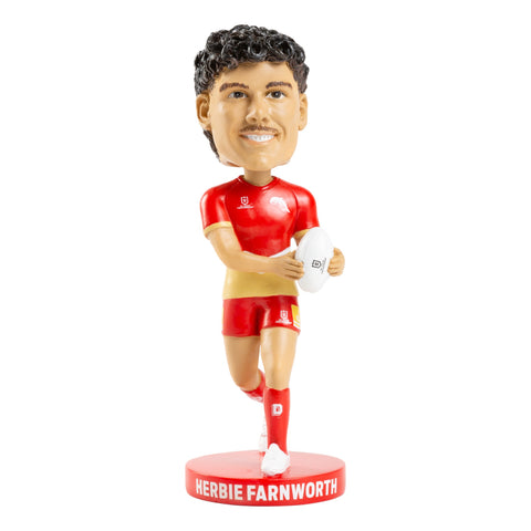PRE ORDER - Redcliffe Dolphins NRL Bobblehead Herbie Farnworth