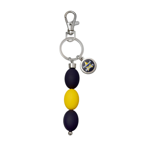 North Queensland Cowboys NRL 3 Ball Charm Keyring